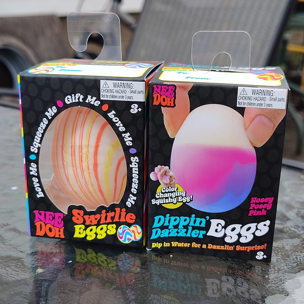 NEEDOH Easter Egg Duo 💙 Both Brand New, In Box. Swirlie And Dippin' Dazzler